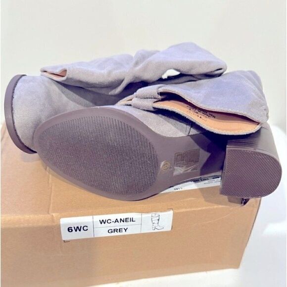 JOURNEE COLLECTION Women's Aneil Boots Grey, shoes 6WC US - Picture 11 of 12